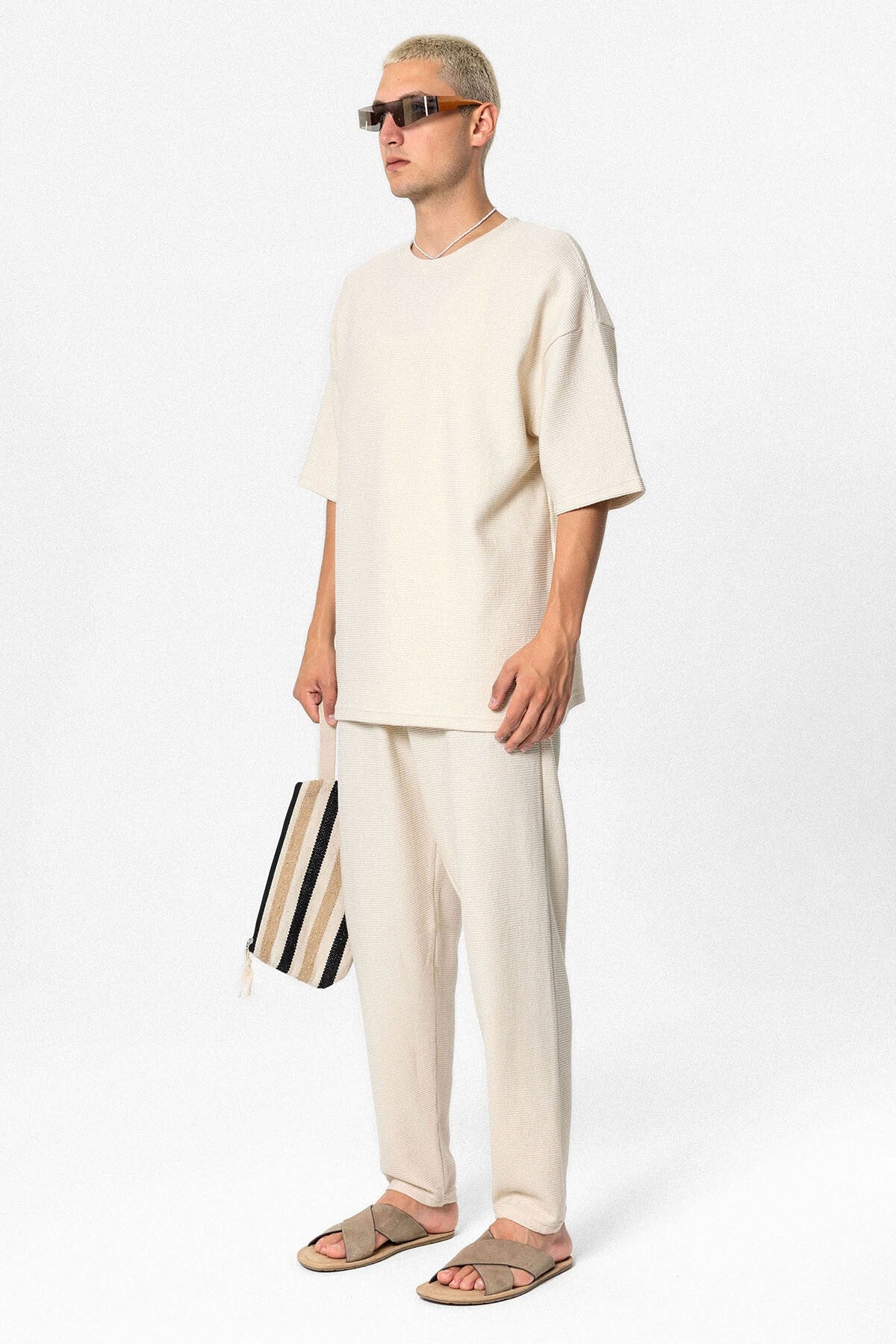 Oversize Basic Triko Eşofman Takım