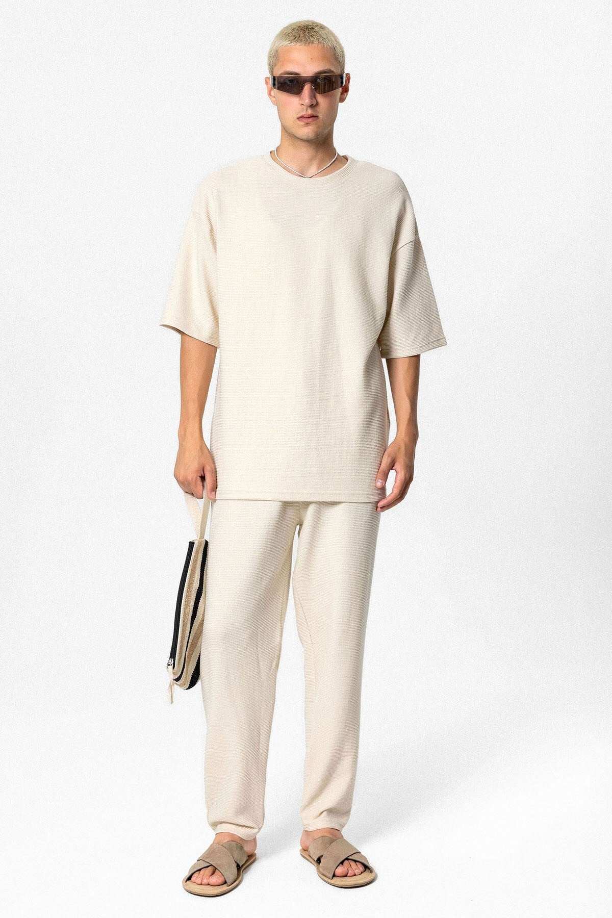 Oversize Basic Triko Eşofman Takım