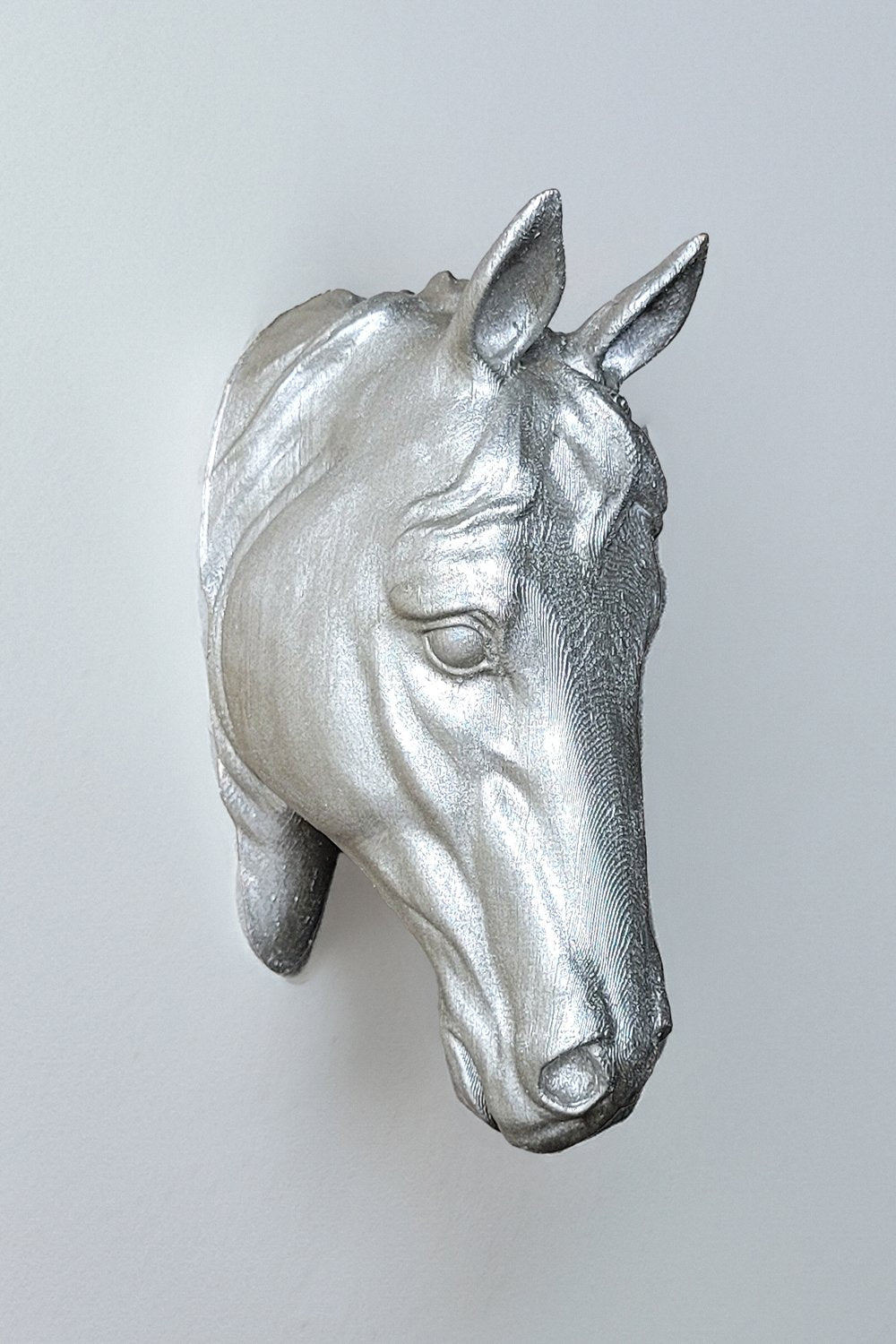 42A35 Home & Living-At Kafası Duvar Figürü | Gümüş-Duvar Dekorları-1-Milagron.com