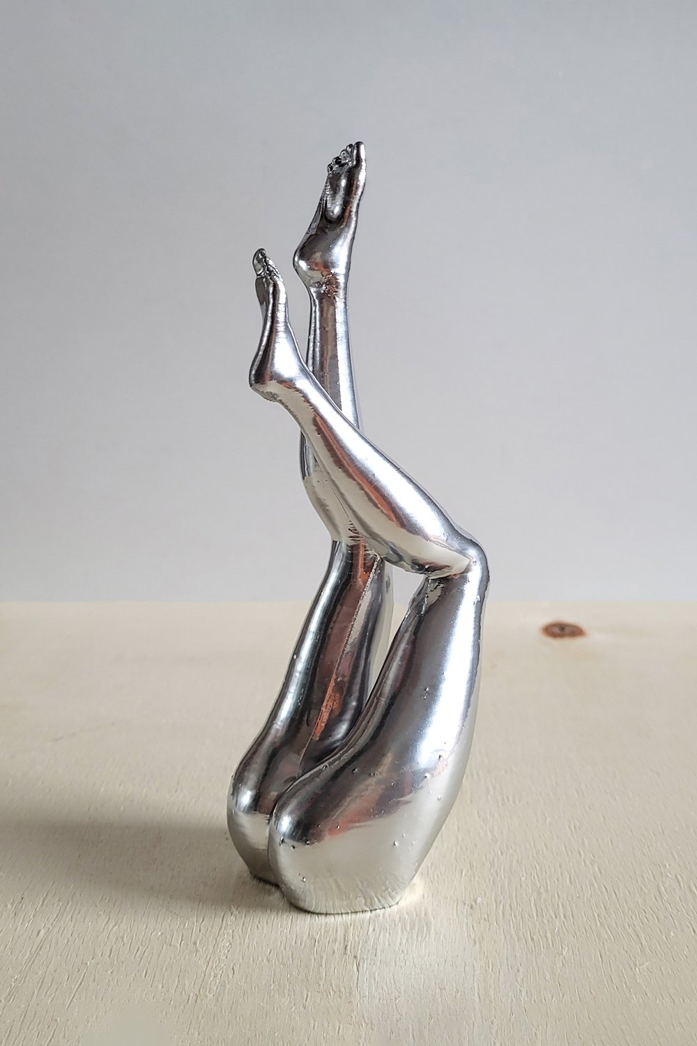 42A35 Home & Living-Bacak Yüzük Düzenleyici | Krom Boyalı-Takı Standı-6-Milagron.com