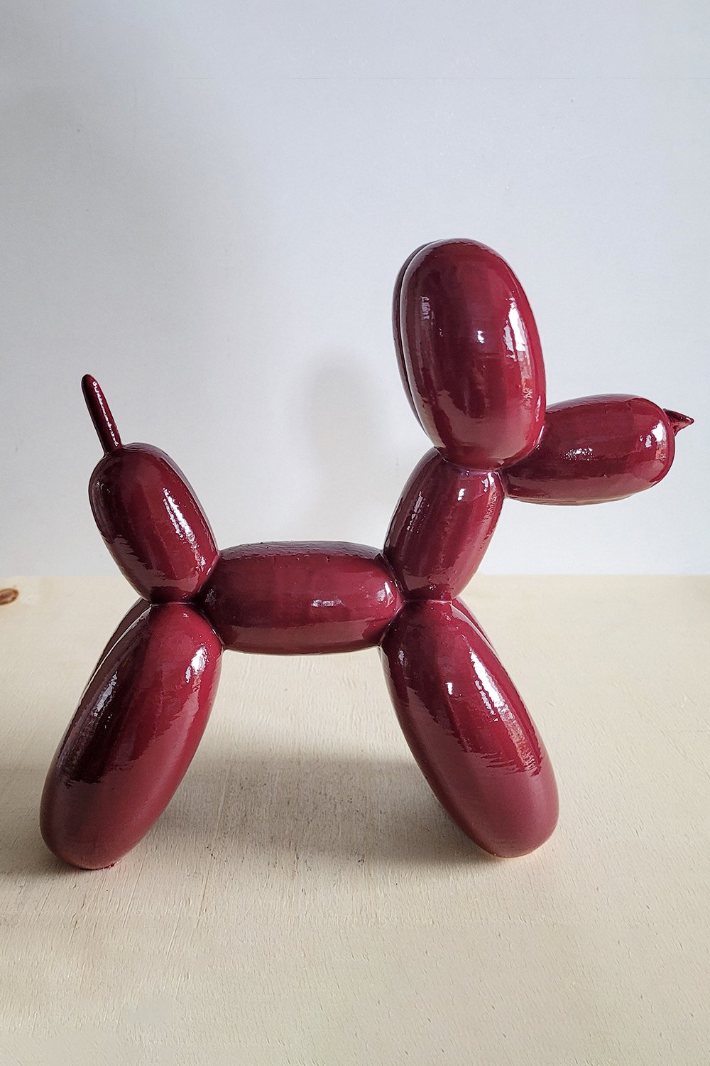 42A35 Home & Living-Balon Köpek Figürü | Bordo-Heykel-4-Milagron.com