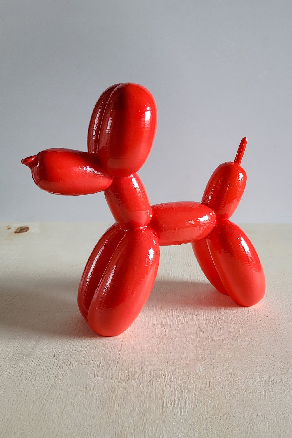 42A35 Home & Living-Balon Köpek Figürü | Kırmızı-Biblo-1-Milagron.com