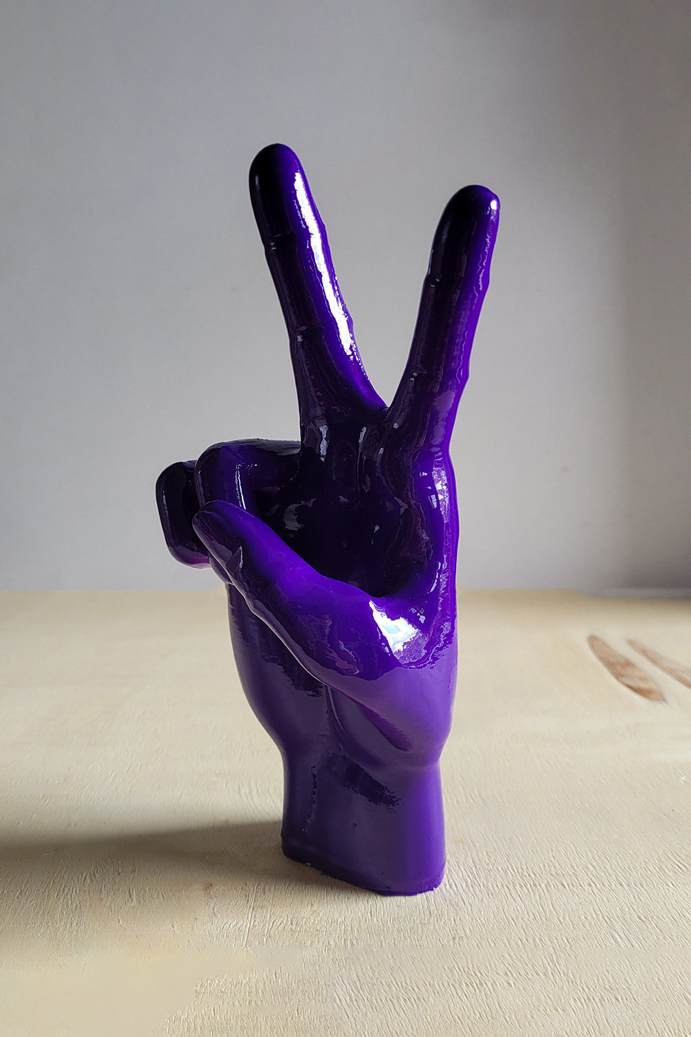 Barış El İşareti | Mor - 5