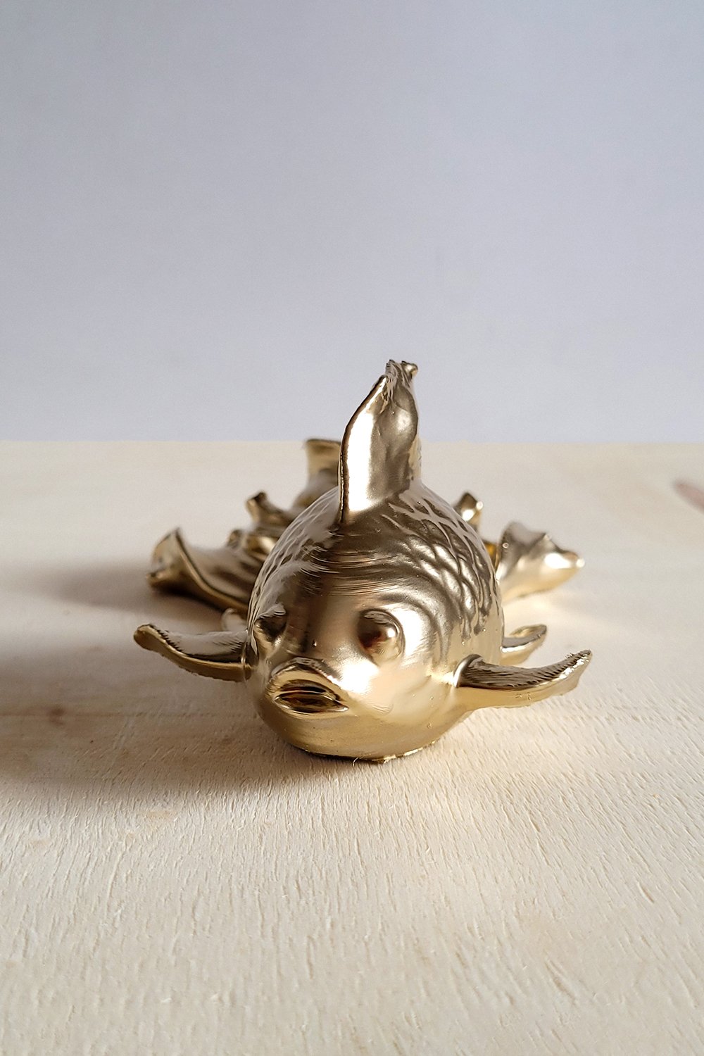 42A35 Home & Living-Goldfish Figürü | Gold-Heykel-5-Milagron.com