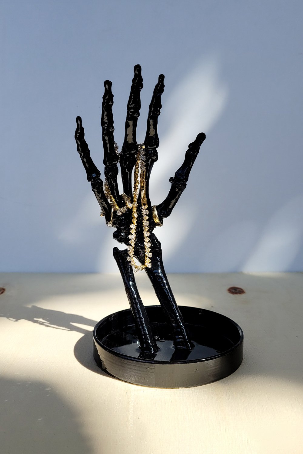 42A35 Home & Living-İskelet El Takı Düzenleyici | Siyah-Takı Standı-1-Milagron.com