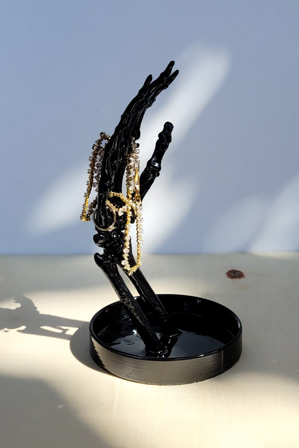 42A35 Home & Living-İskelet El Takı Düzenleyici | Siyah-Takı Standı-3-Milagron.com