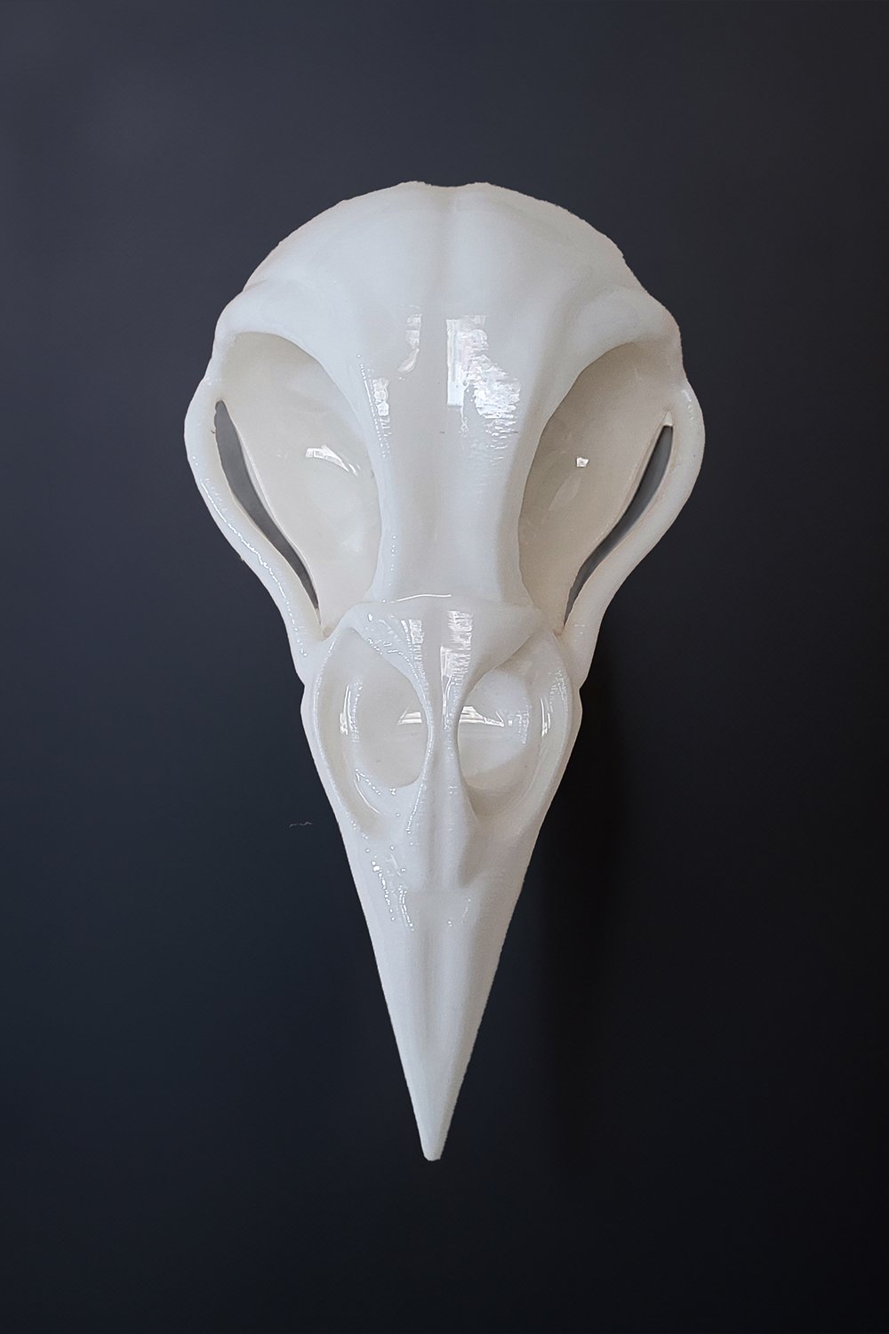 42A35 Home & Living-Karga Kafatası Duvar Ve Masa Üstü Heykeli | Beyaz-Duvar Dekorları-1-Milagron.com