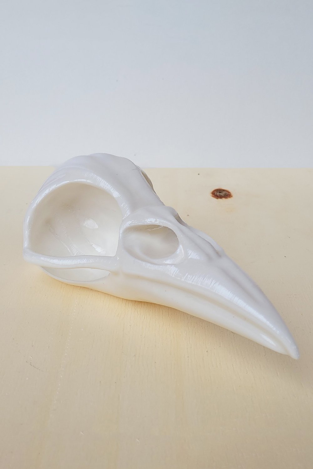 42A35 Home & Living-Karga Kafatası Duvar Ve Masa Üstü Heykeli | Beyaz-Duvar Dekorları-4-Milagron.com