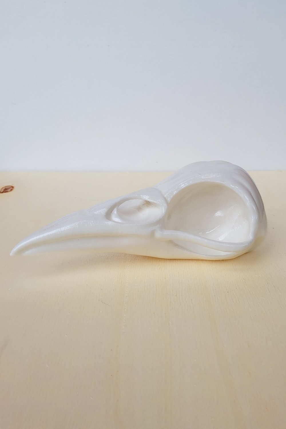 42A35 Home & Living-Karga Kafatası Duvar Ve Masa Üstü Heykeli | Beyaz-Duvar Dekorları-6-Milagron.com