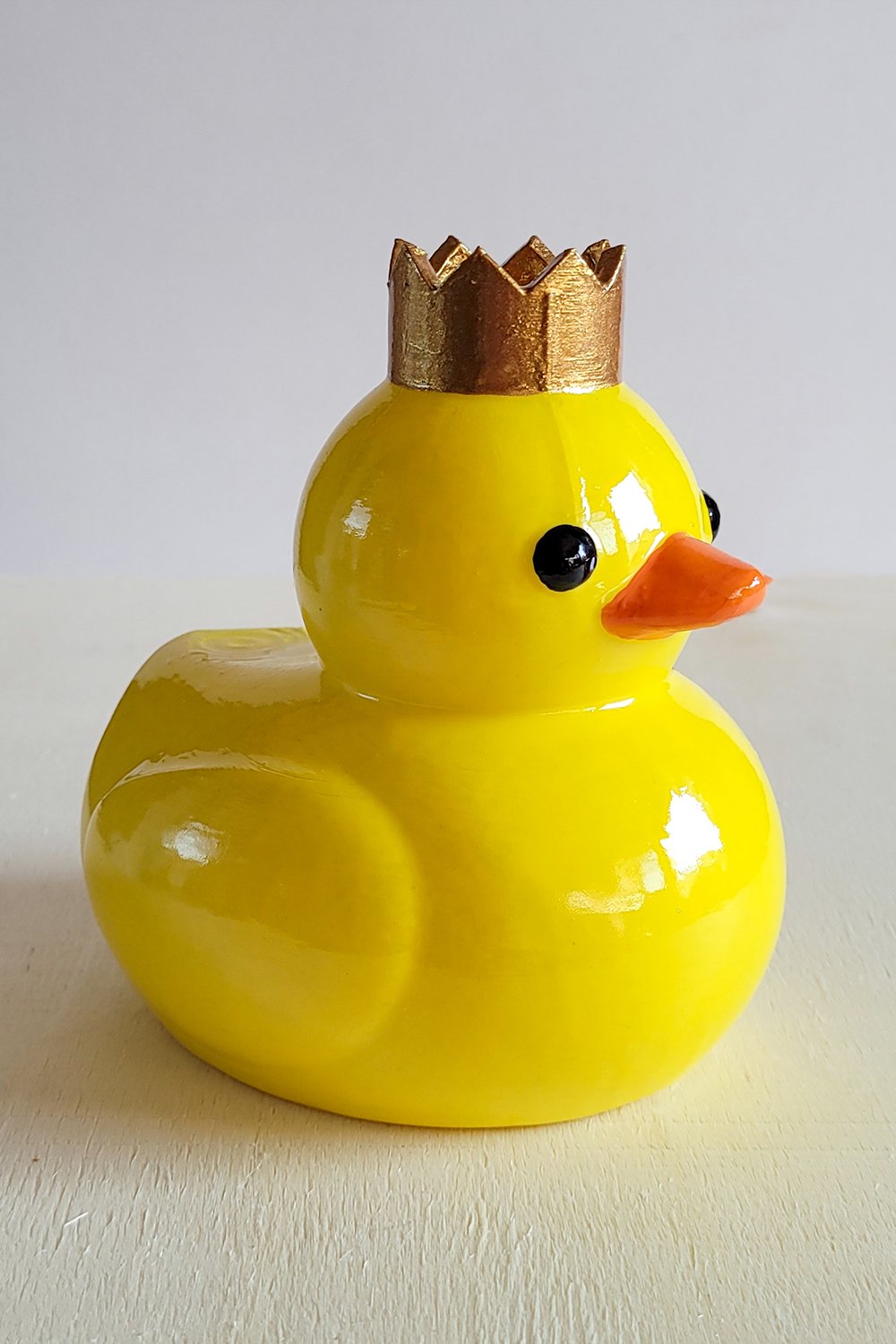 42A35 Home & Living-King Duck Plastik Ördek Figürü-Biblo-1-Milagron.com