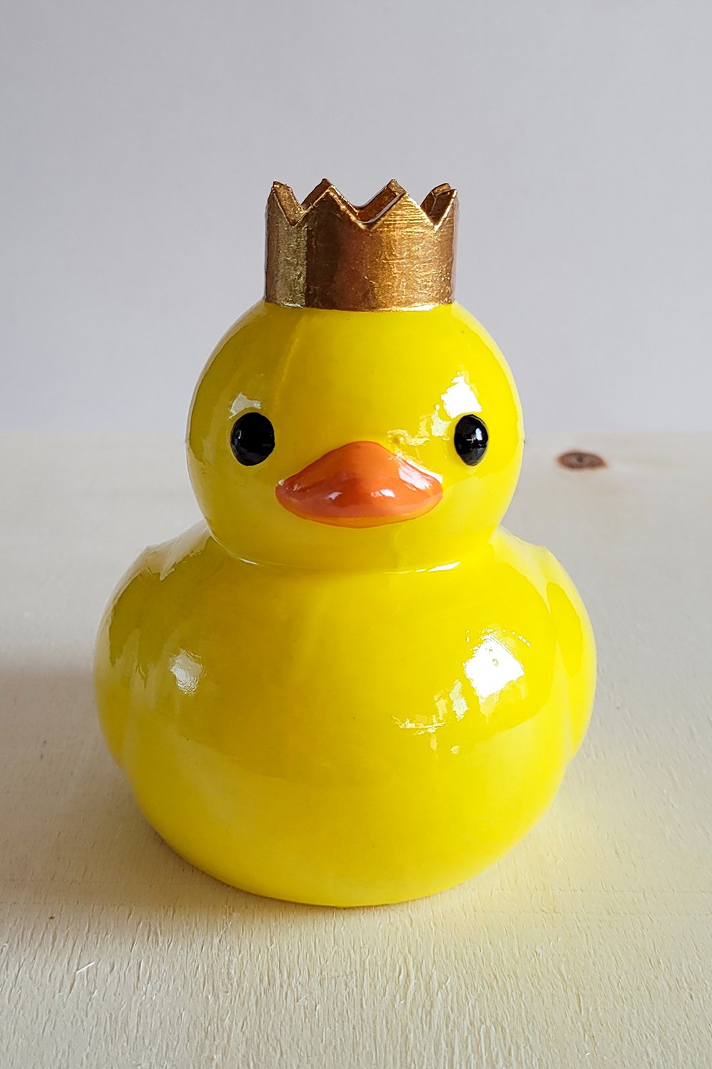 42A35 Home & Living-King Duck Plastik Ördek Figürü-Biblo-3-Milagron.com