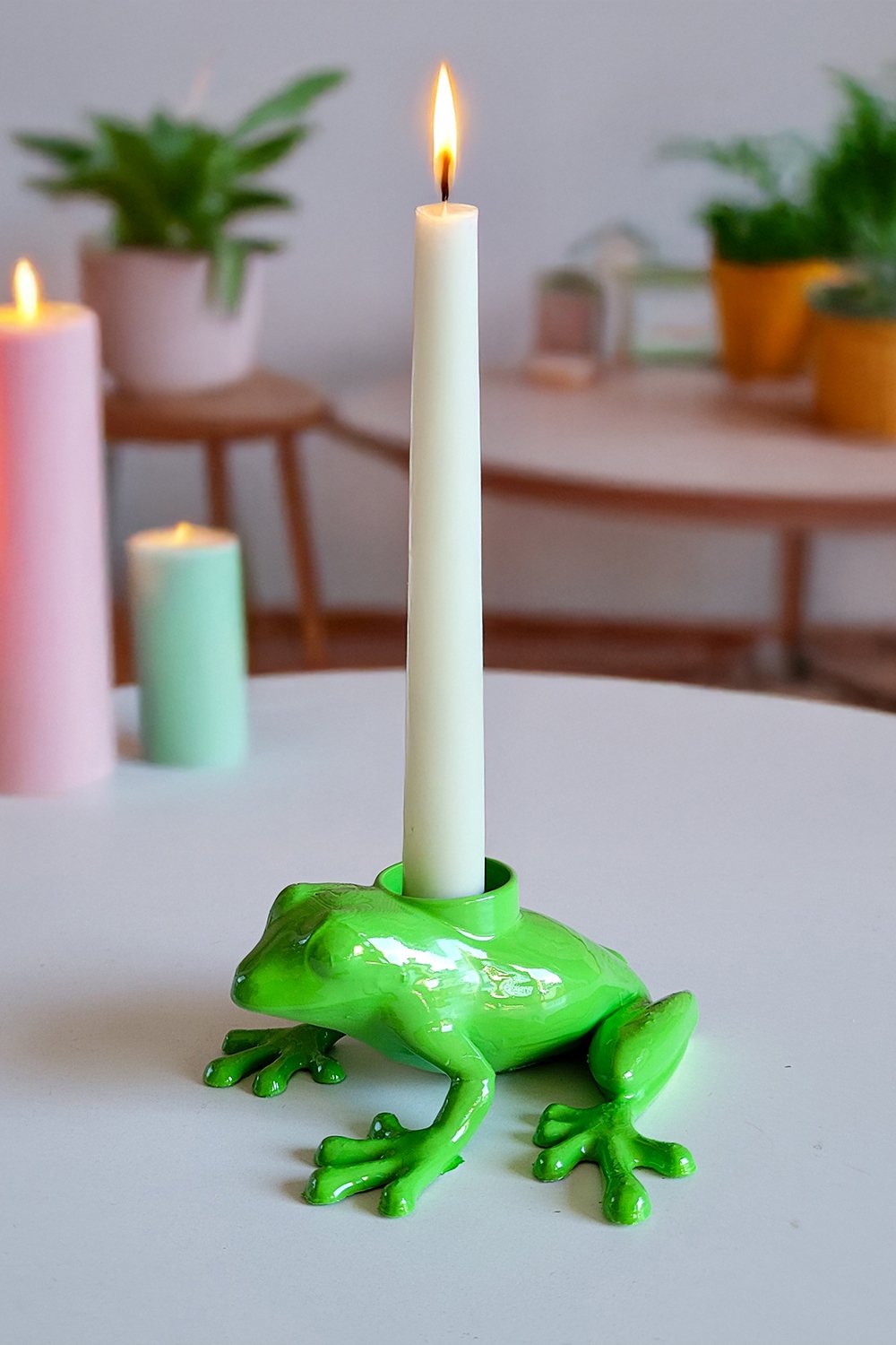42A35 Home & Living-Kurbağa Mumluk-Mumluk & Şamdan-2-Milagron.com