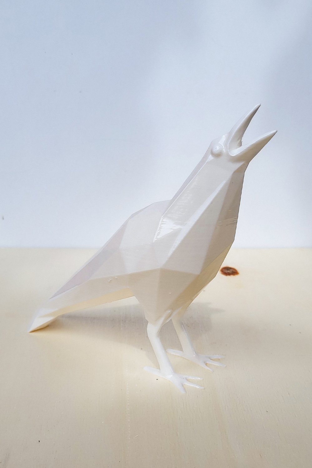 42A35 Home & Living-Lowpoly Karga Figürü | Beyaz-Biblo-2-Milagron.com