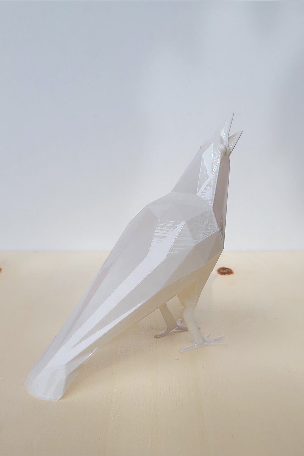 42A35 Home & Living-Lowpoly Karga Figürü | Beyaz-Biblo-6-Milagron.com