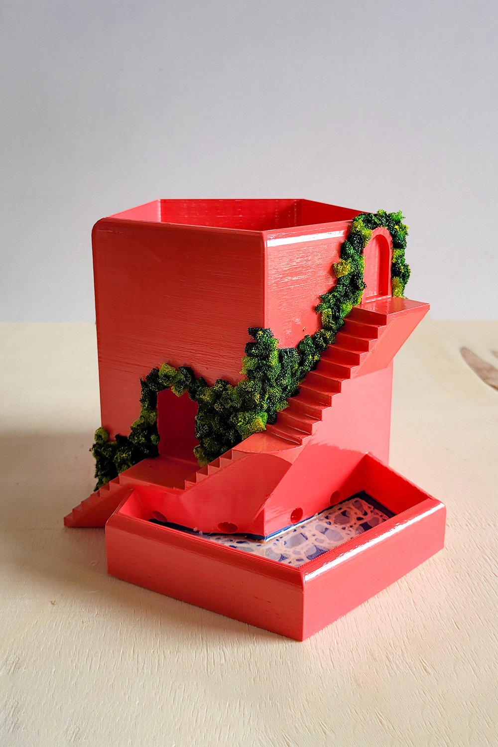 42A35 Home & Living-Merdivenli Bahçe Saksı-Dekoratif Saksı-1-Milagron.com