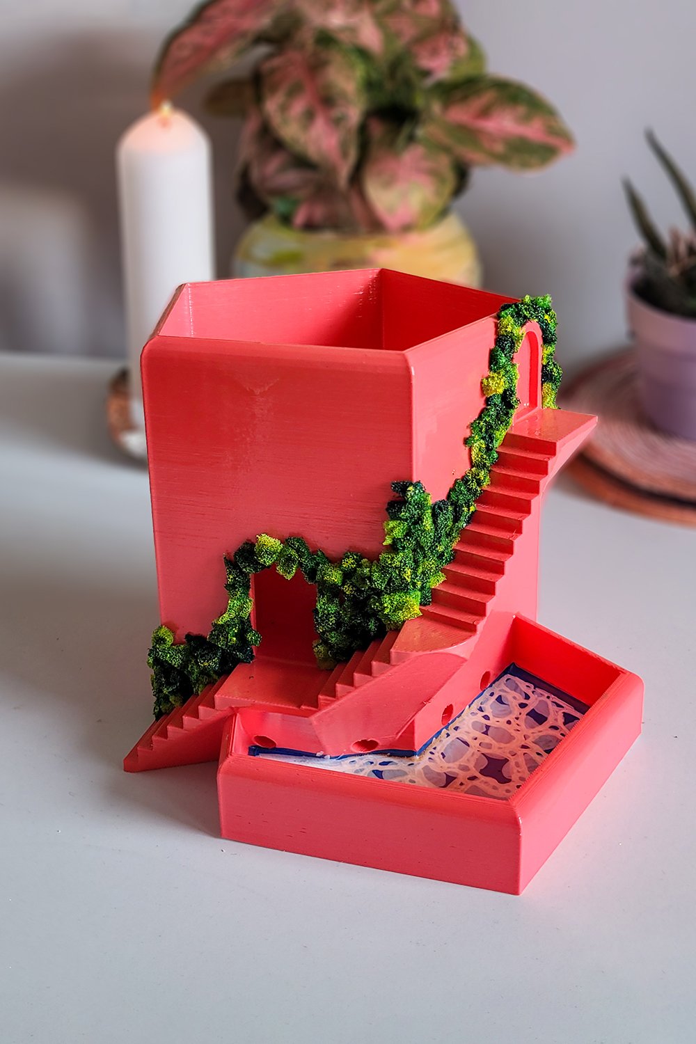 42A35 Home & Living-Merdivenli Bahçe Saksı-Dekoratif Saksı-2-Milagron.com