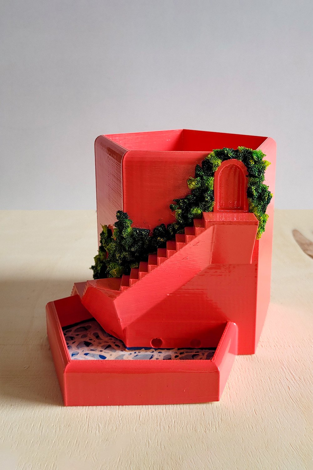 42A35 Home & Living-Merdivenli Bahçe Saksı-Dekoratif Saksı-5-Milagron.com