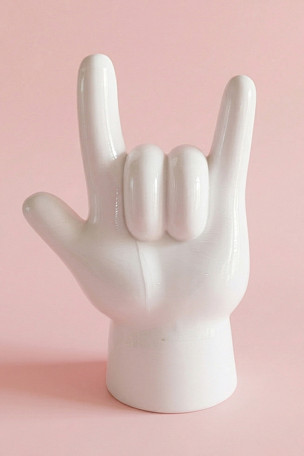 The Love Hand Beyaz Dekoratif Obje - 0