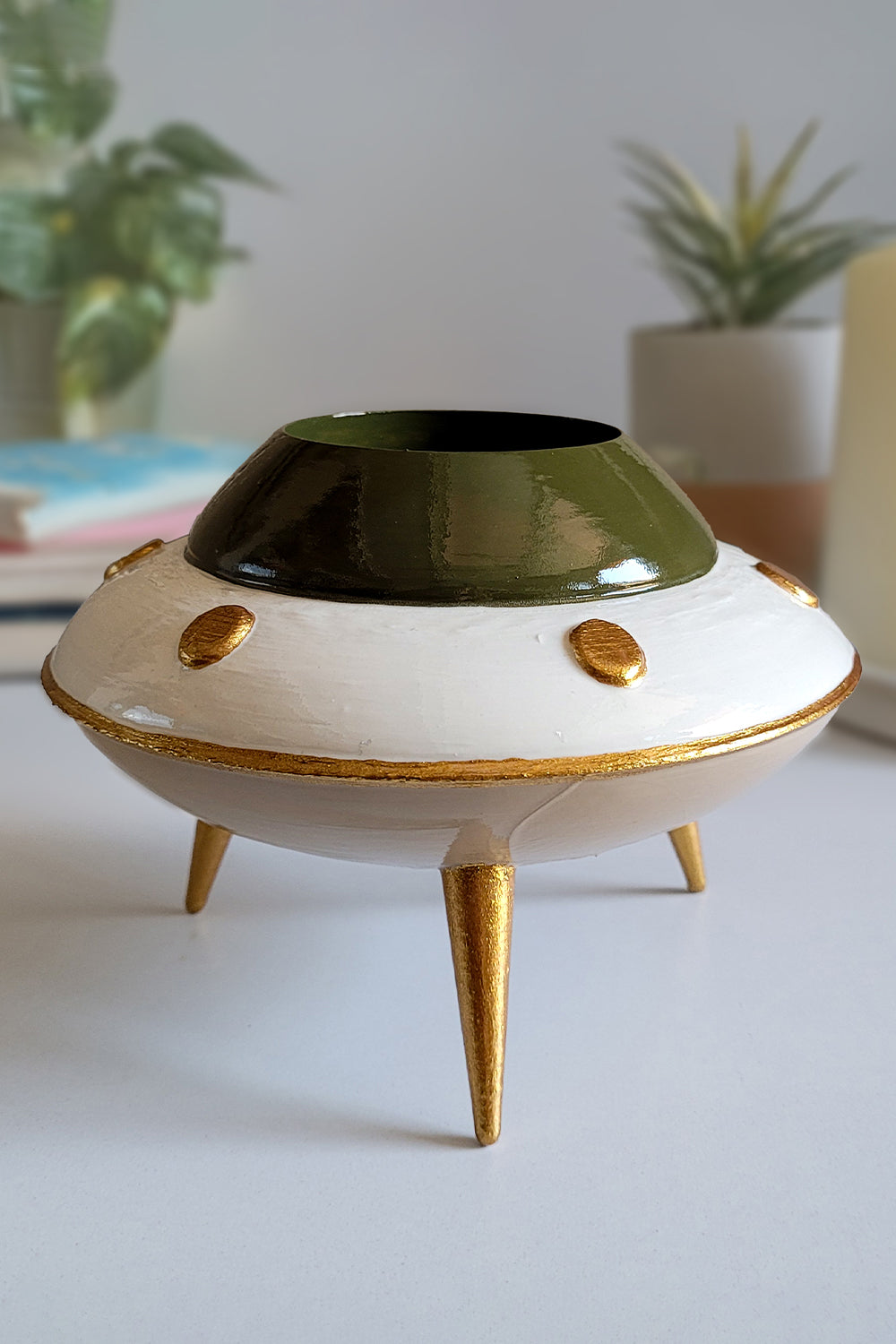 Ufo Mini Saksı | Bej - 1