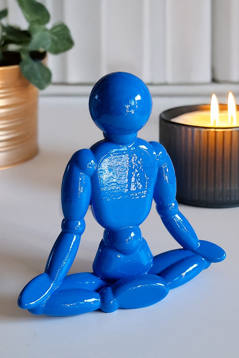 42A35 Home & Living-Yoga Lotus Pozu Model | Mavi-Biblo-2-Milagron.com