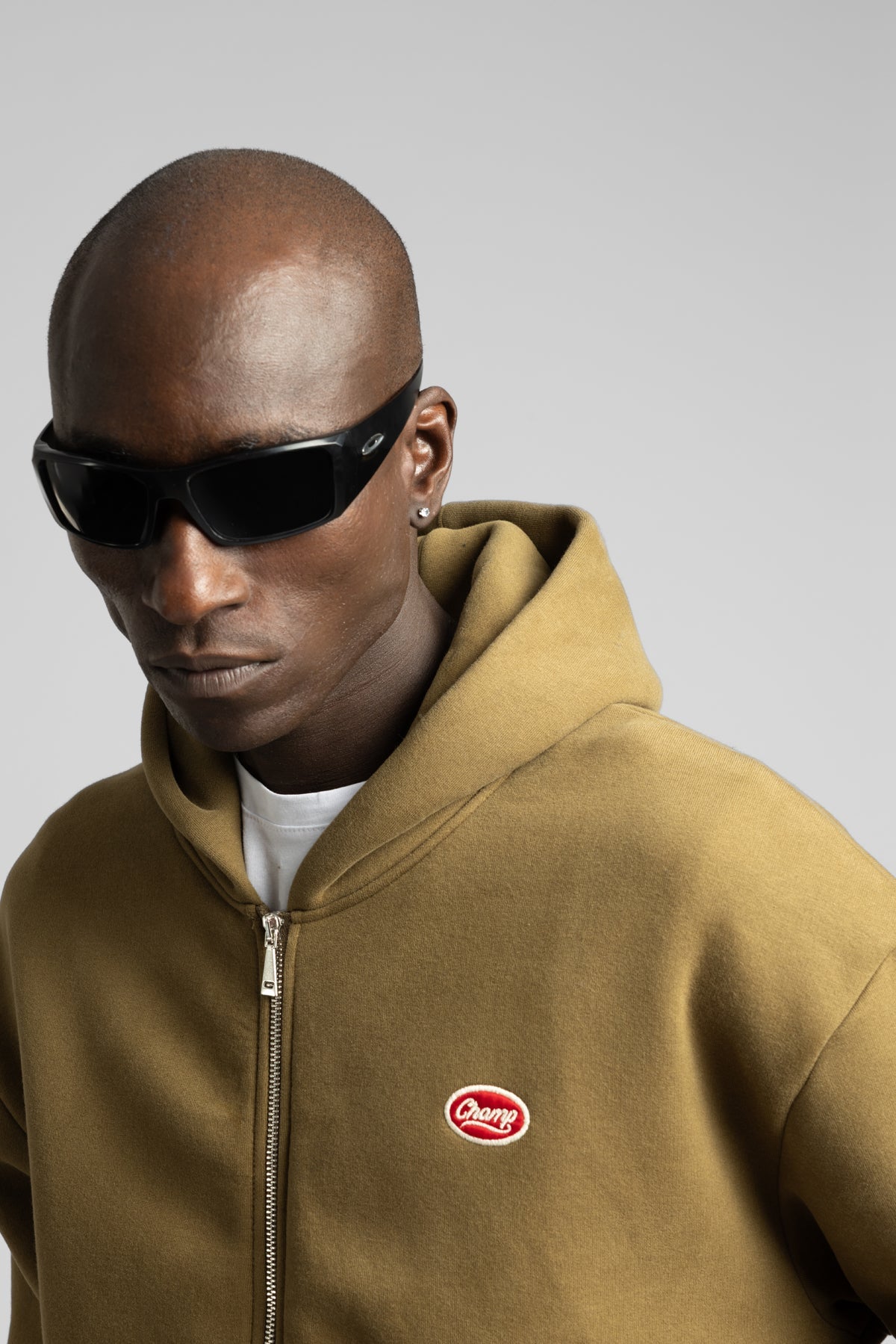 Catch-Champ Kapüşonlu Fermuarlı Sweatshirt-Sweatshirts & Hoodies-2-Milagron.com