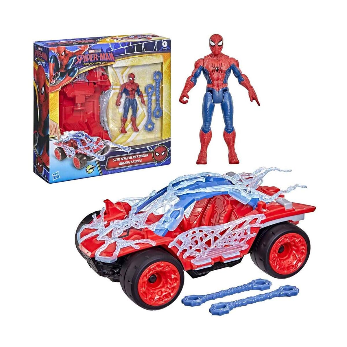 G2445 Spider-Man Actionverse Stretch Figür Ve Web Blast Araç