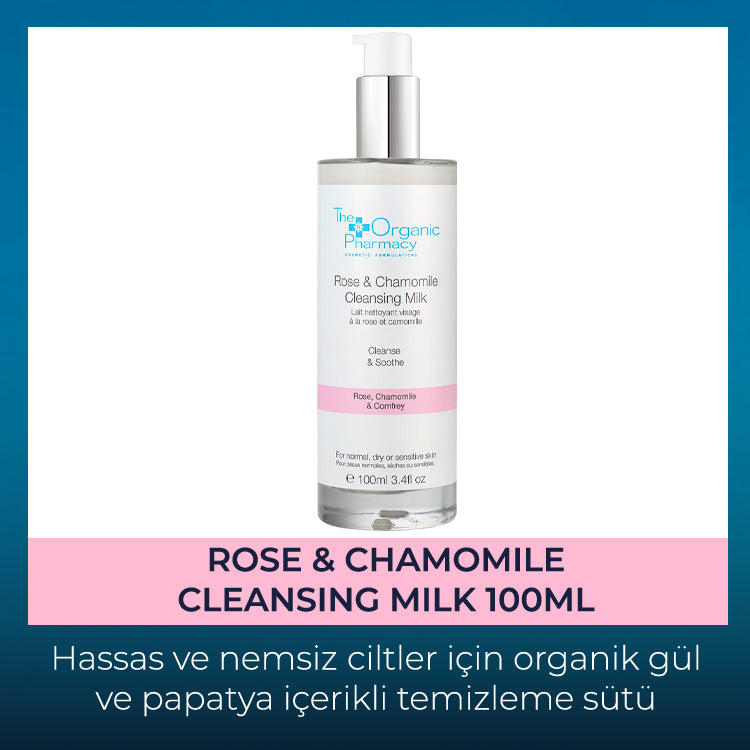 Rose & Chamomile Cleansing Milk - Yüz Temizleme Sütü 100Ml