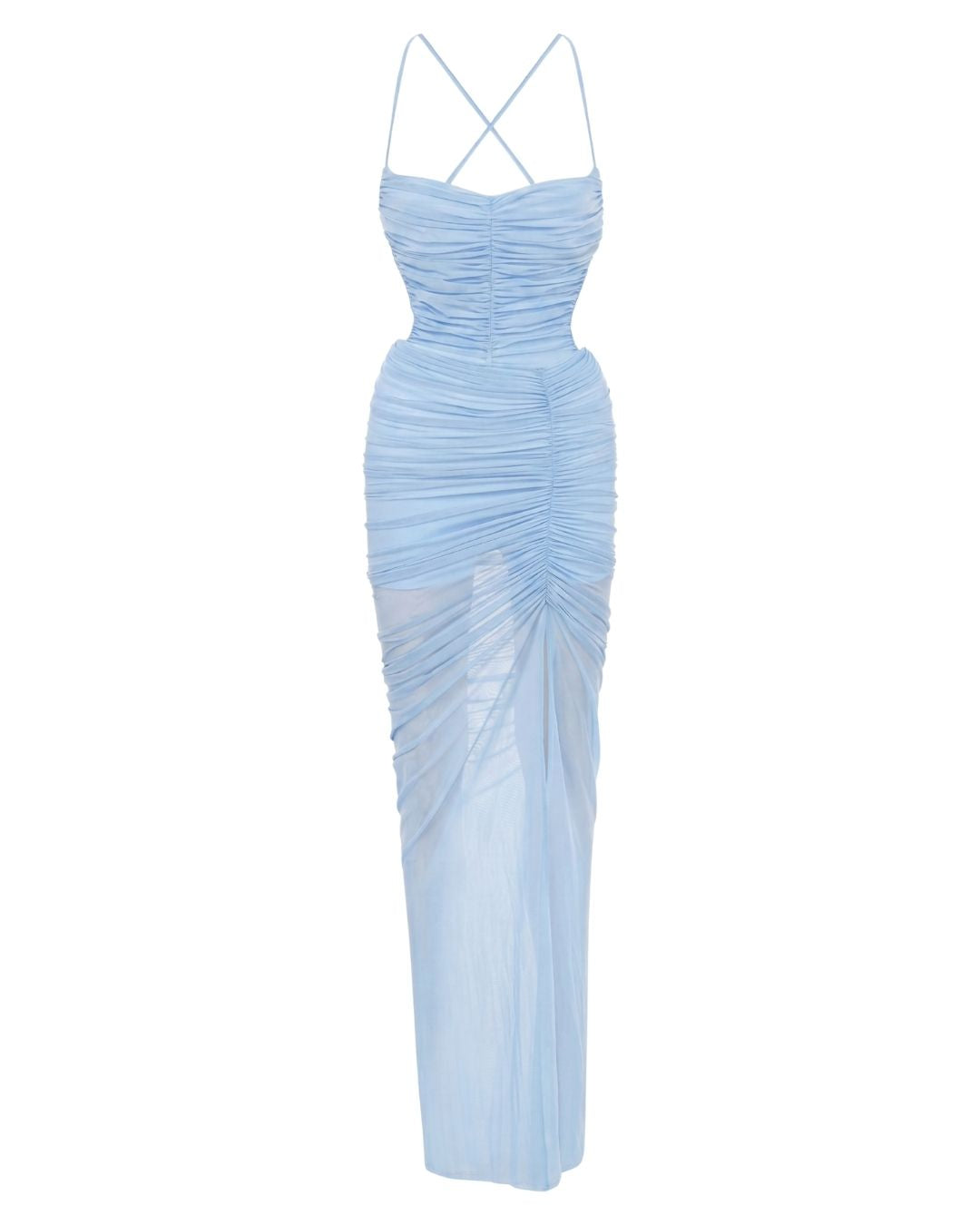 Fainthearted Dress In Baby Blue