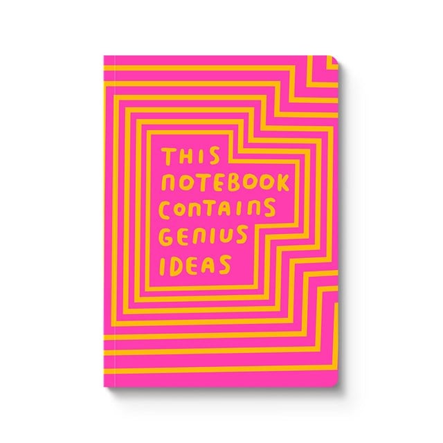 Ohh Deer Ashkahn Tasarımı A5 128 Sayfa Yumuşak Kapak Çizgili Defter This Notebook Contains Genius Ideas 10411