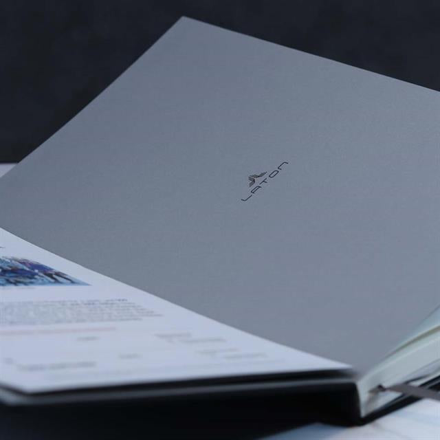 Laton Kaksi A5 Tarihsiz Planlayıcı Termo Deri Yumuşak Kapak 2'Li Siyah Defter