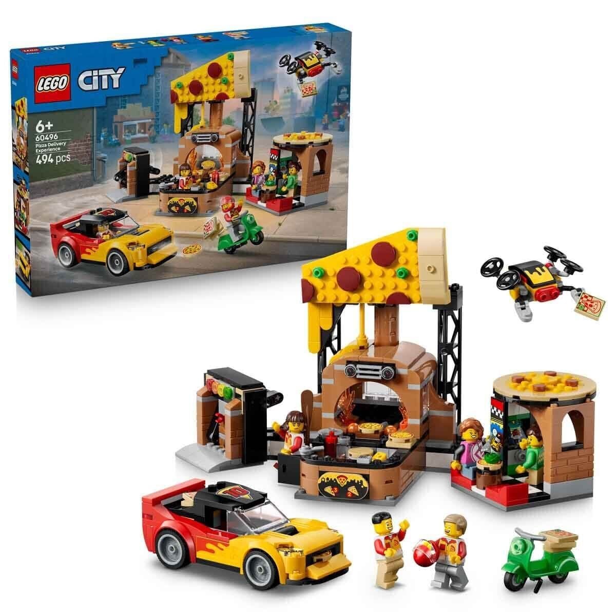 60496 Lego City Pizza Kurye Macerası 494 Parça +6 Yaş