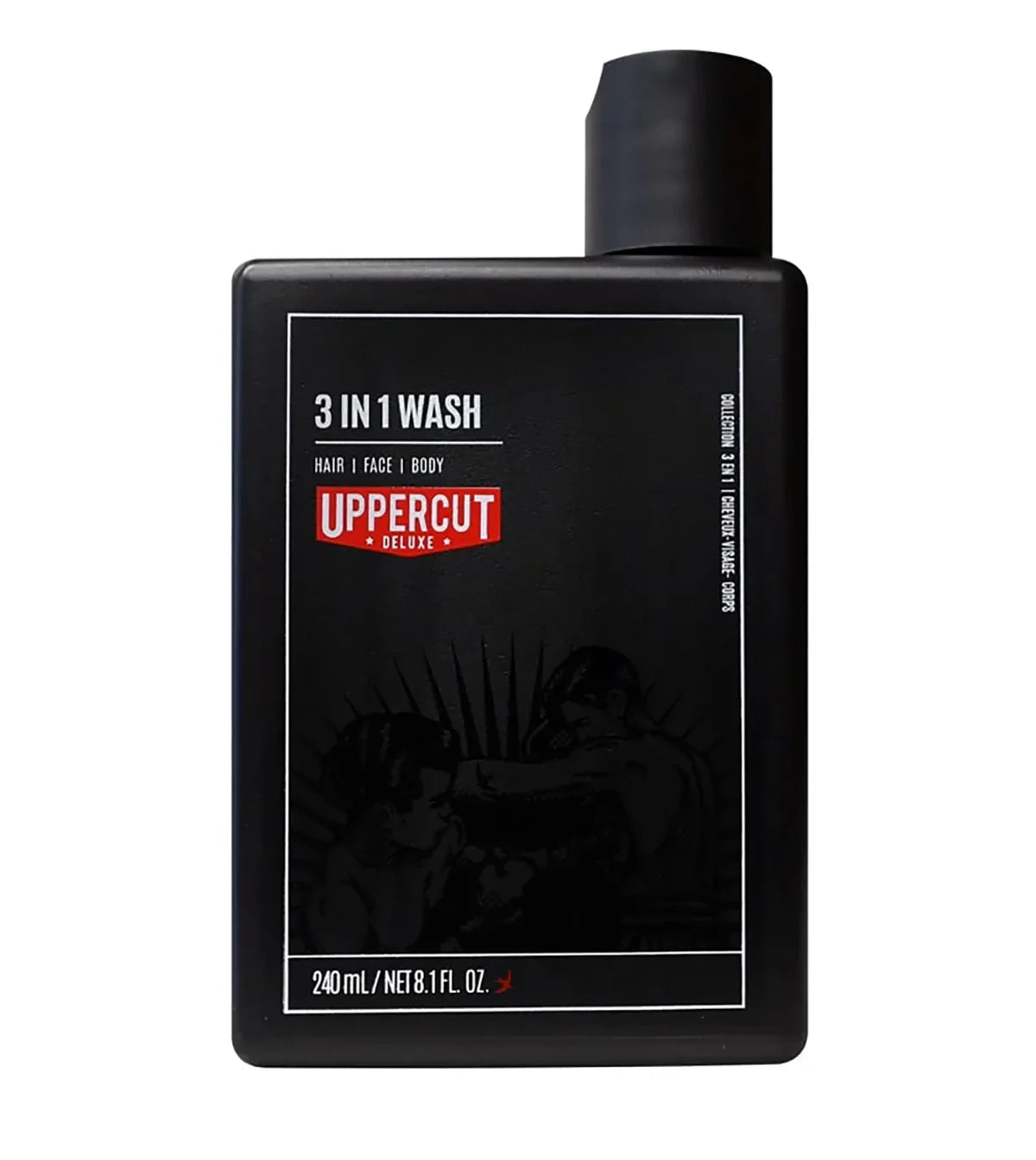 Uppercut Deluxe 3 in 1 Wash 240ml - 3'ü 1 Arada Şampuan