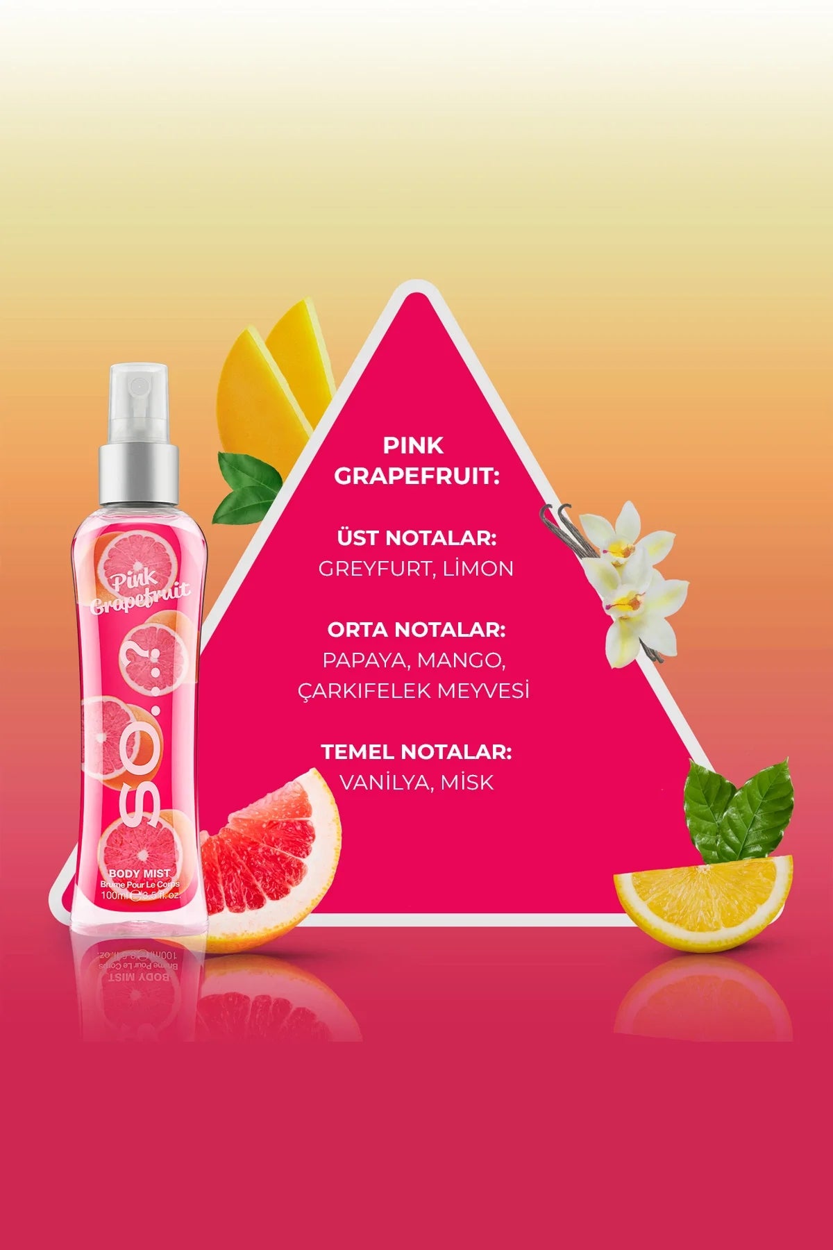 So…? Pink Grapefruit Vücut Spreyi 100 ML