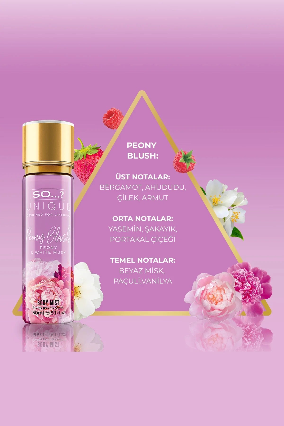 So…? Unique Peony Blush Vücut Spreyi 150 ML