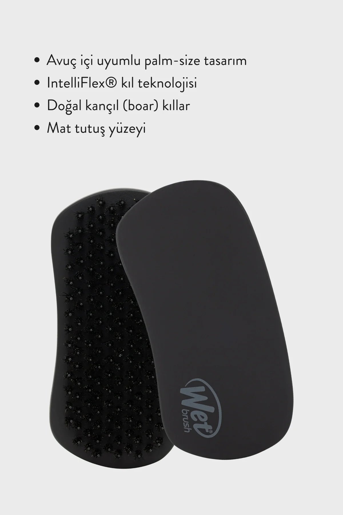 Wet Brush Men's Palm Shine Enhancer Saç ve Sakal Fırçası