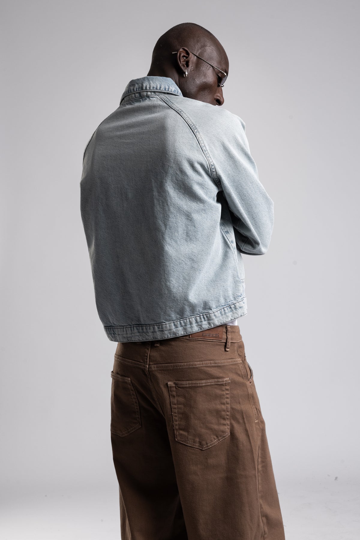 Catch-Büyük Ön Cepli Nakışlı Denim Ceket-Ceket-6-Milagron.com