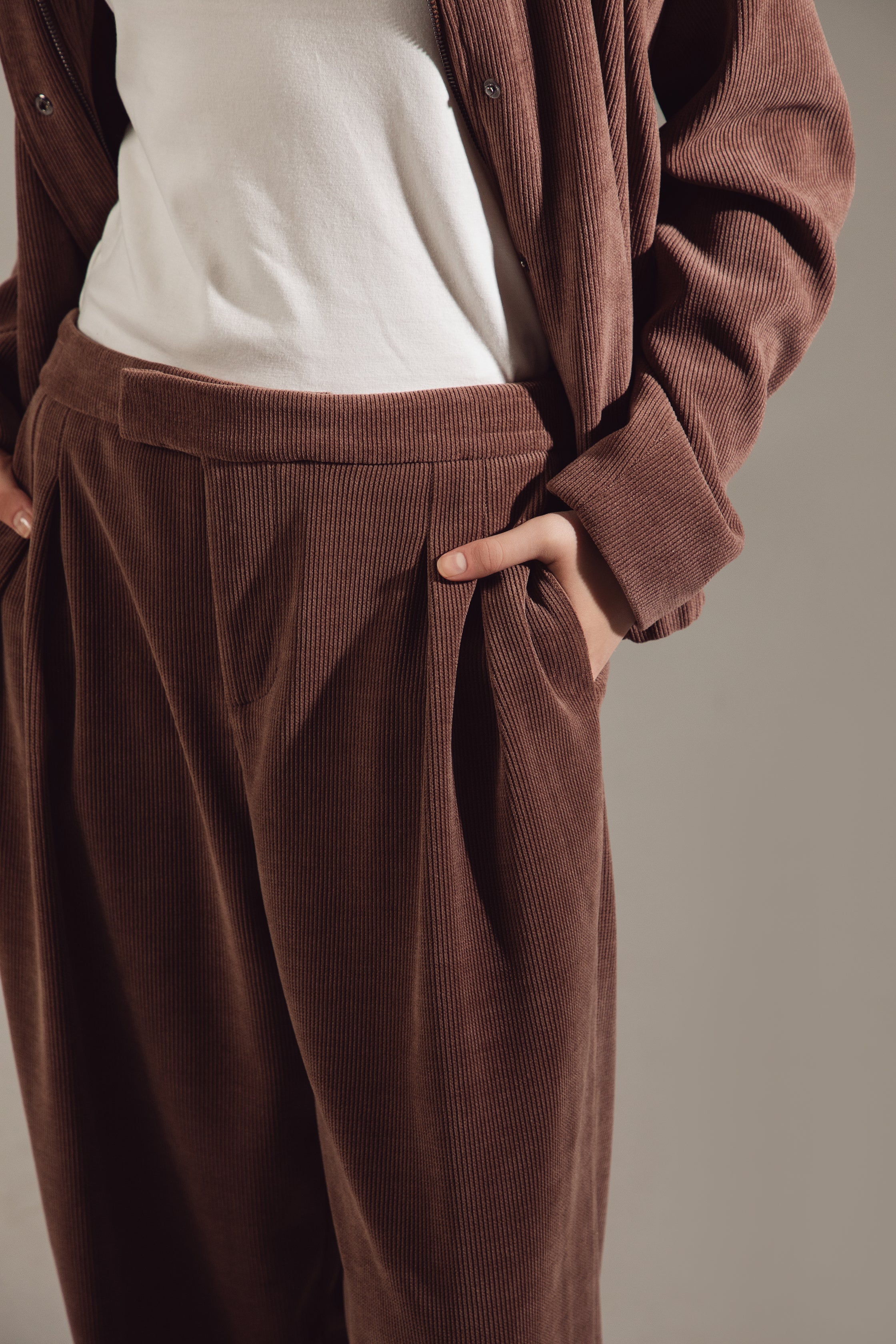 Deep Chocolate Velvet Sport-Chic Suit