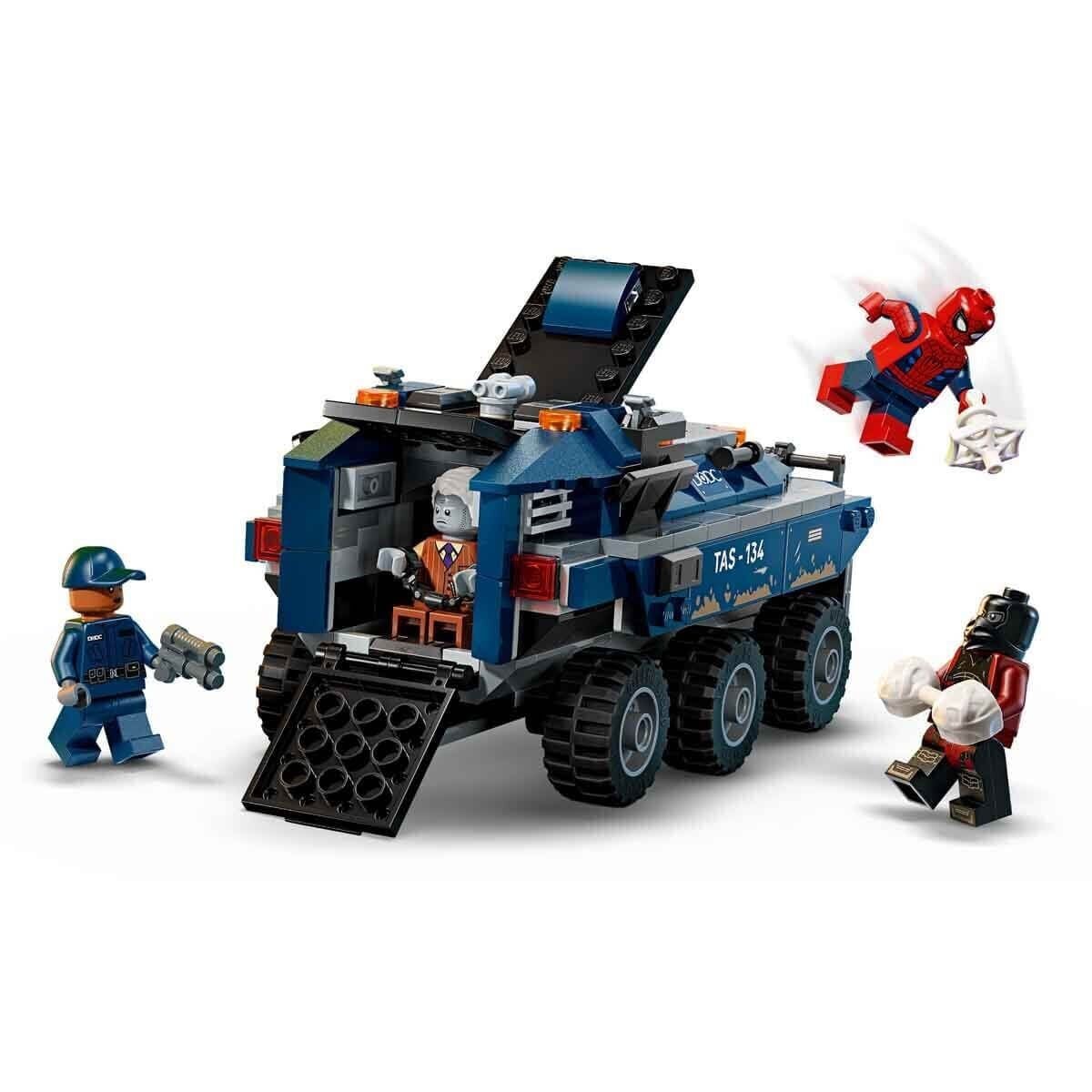 76349 Lego Marvel Spider-Man Hapishane Nakliye Aracı Takibi 367 Parça +8 Yaş