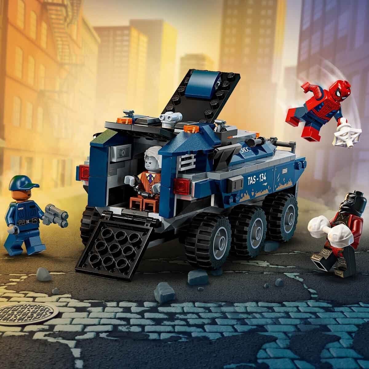 76349 Lego Marvel Spider-Man Hapishane Nakliye Aracı Takibi 367 Parça +8 Yaş