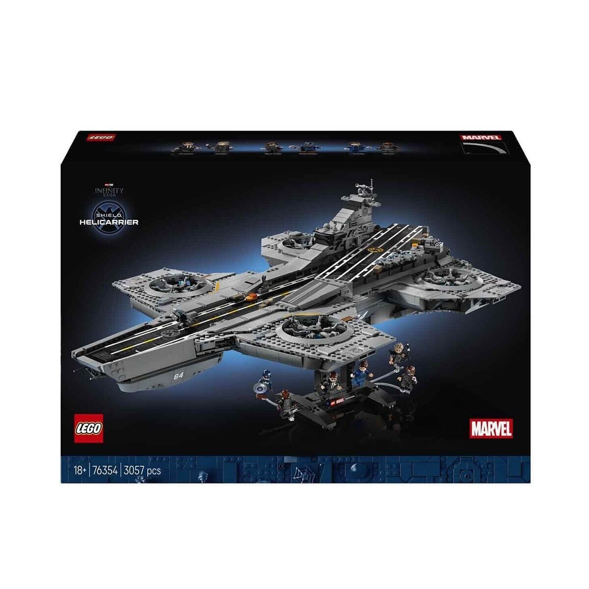 76354 Lego Marvel Helicarrier 3057 Parça +18 Yaş