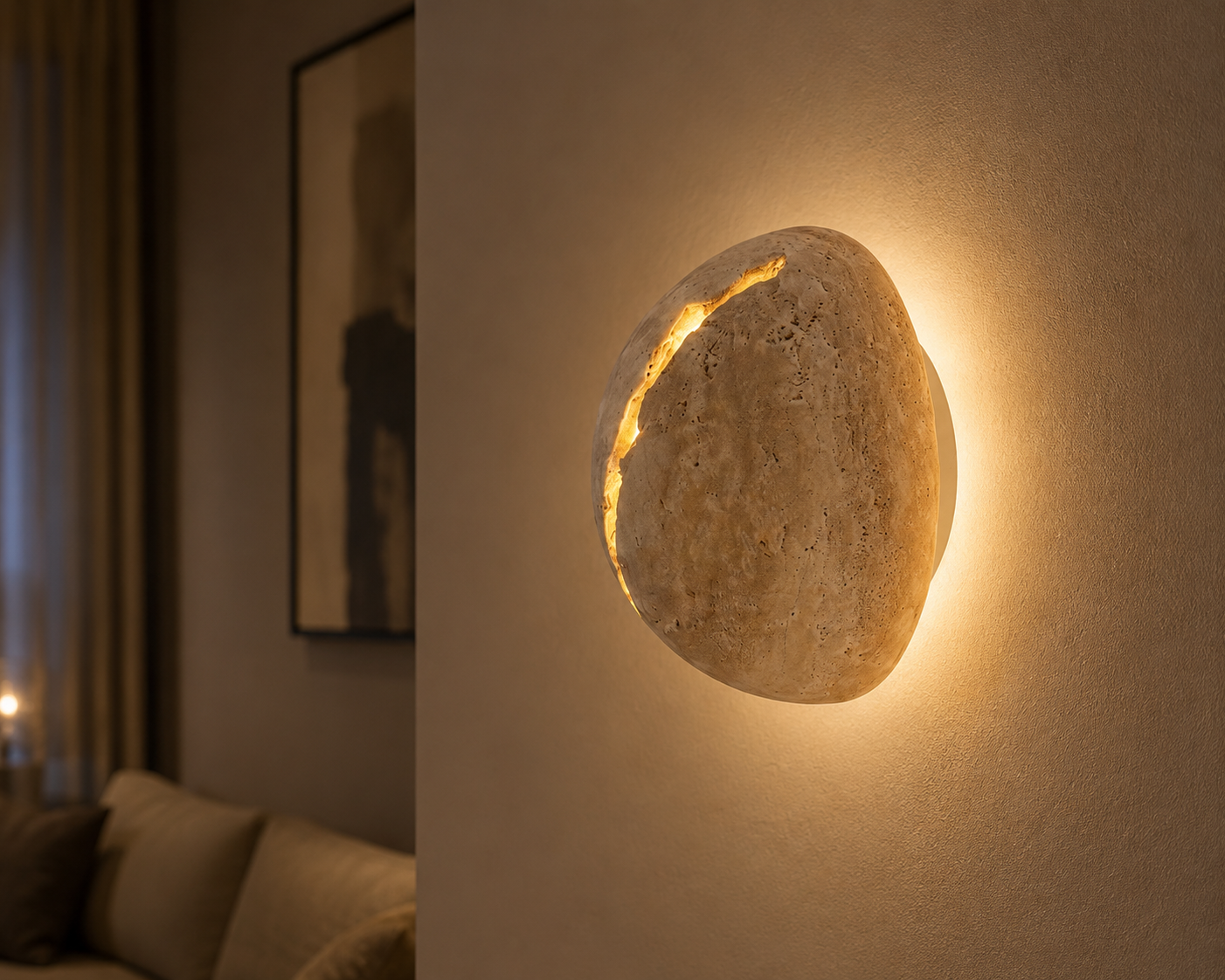 Lumiana-Gala Traverten Aplik-Aplik-2-Milagron.com