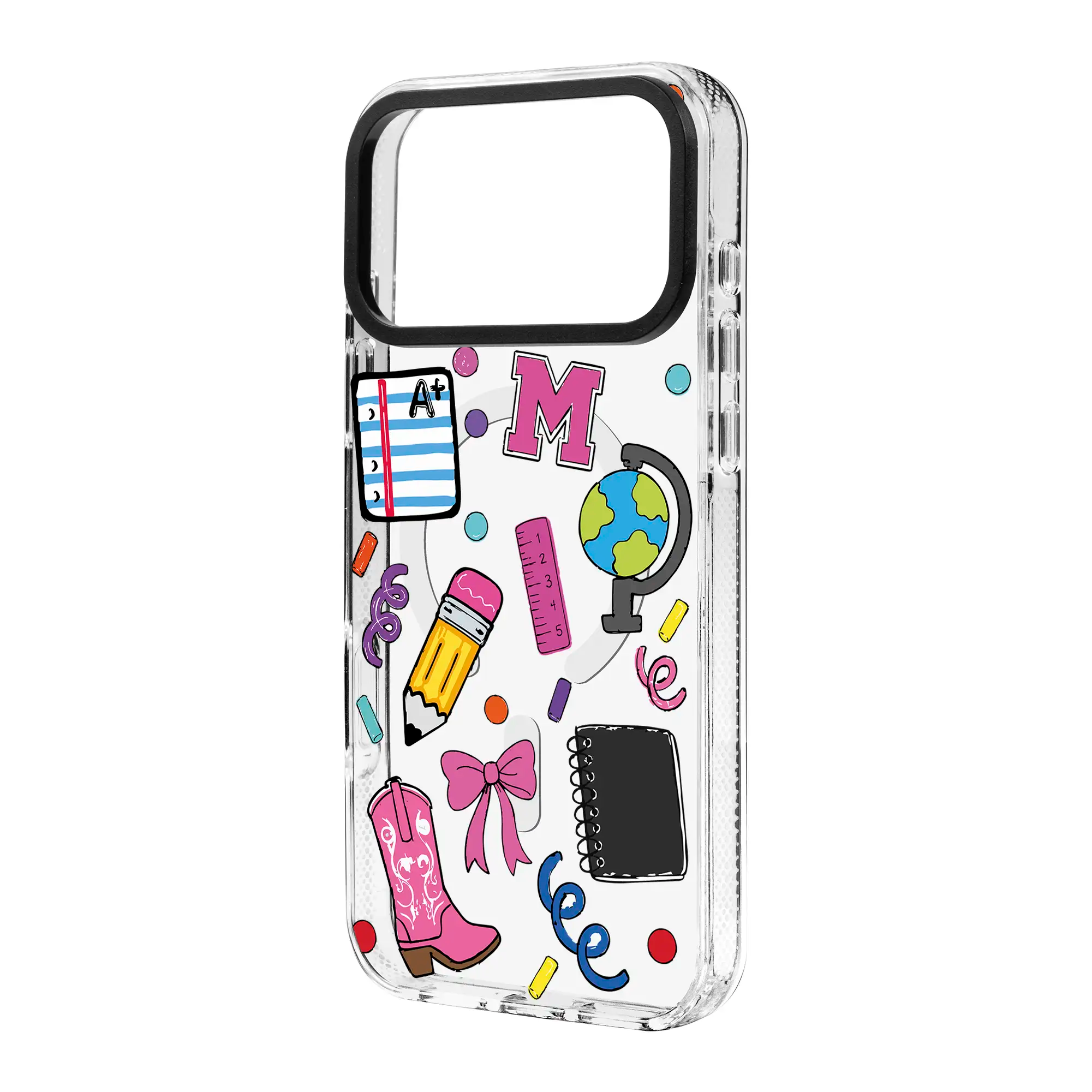 School Crush-Clear Kılıf Magsafe Özellikli - Iphone 17 Pro