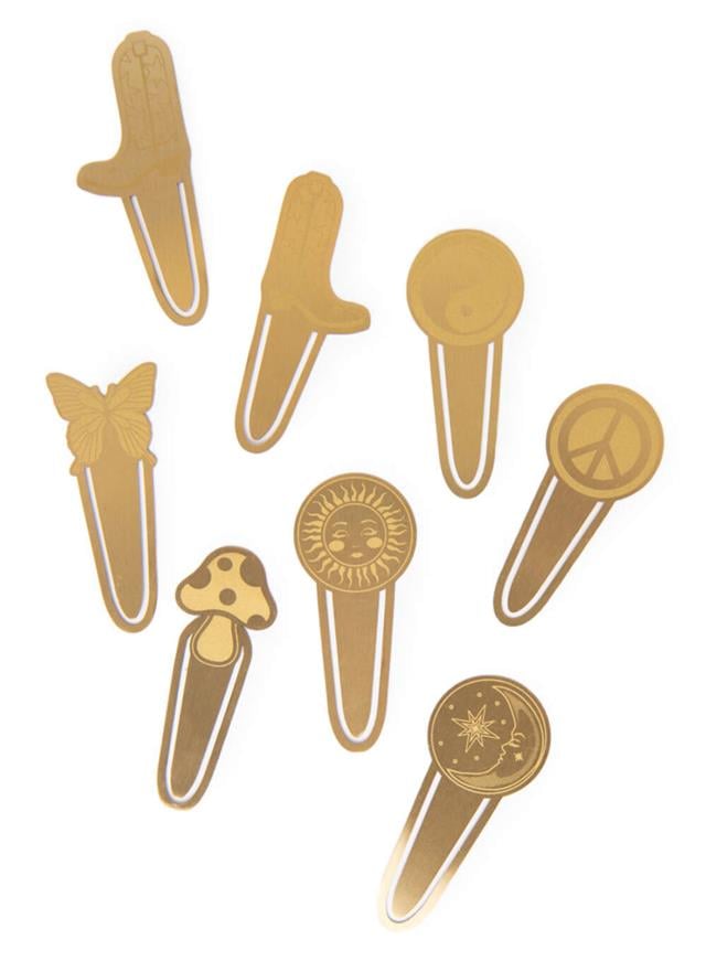 Designworks İKili Metal Kitap Ayracı Seti Lucky Charms