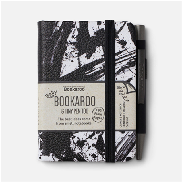 If Bookaroo A7 Siyah Beyaz Defter+Kalem Sıçrama 38203