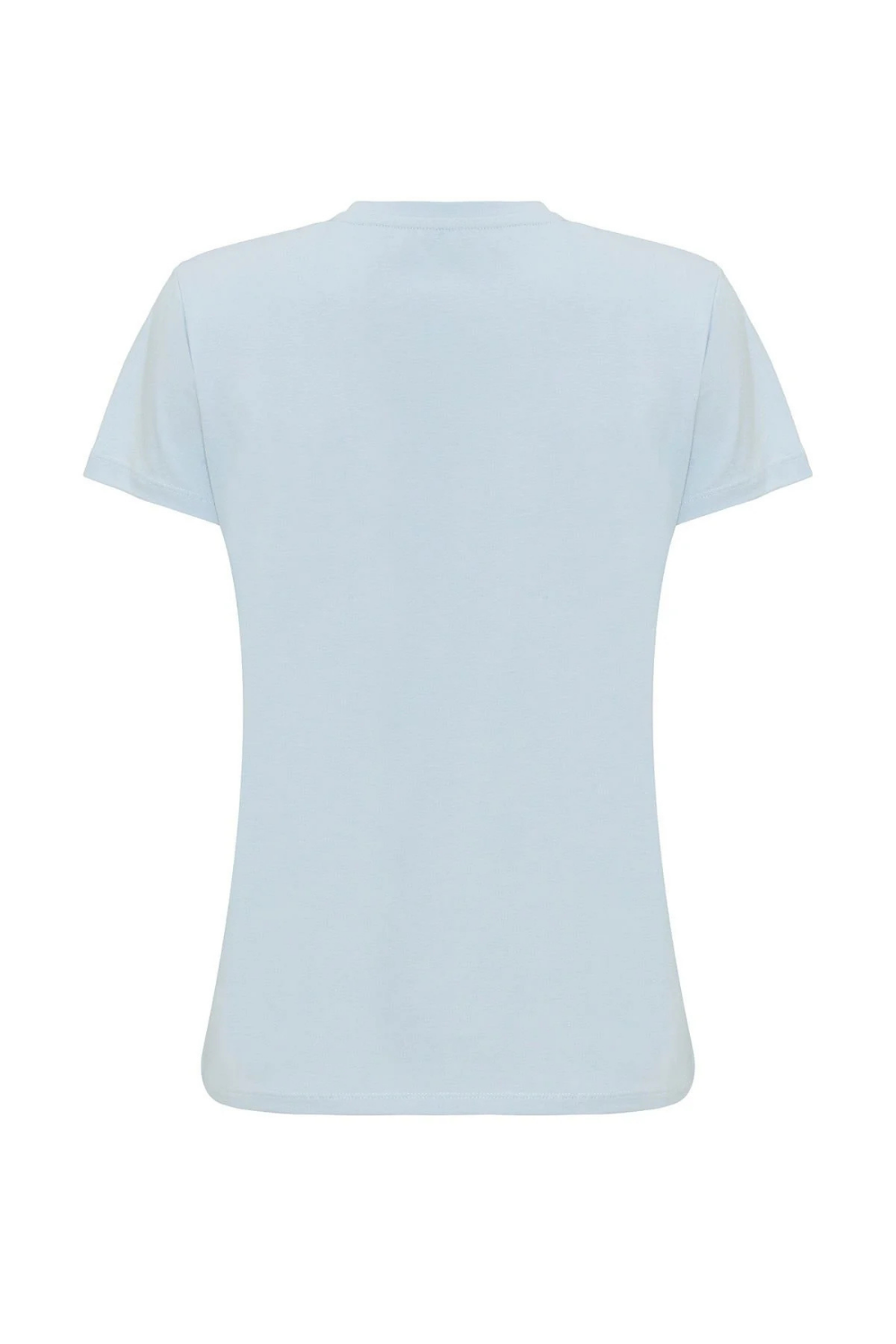 A Simple Way Co-Happy T-shirt Önü Marka Baskılı Mavi-T-Shirts-3-Milagron.com