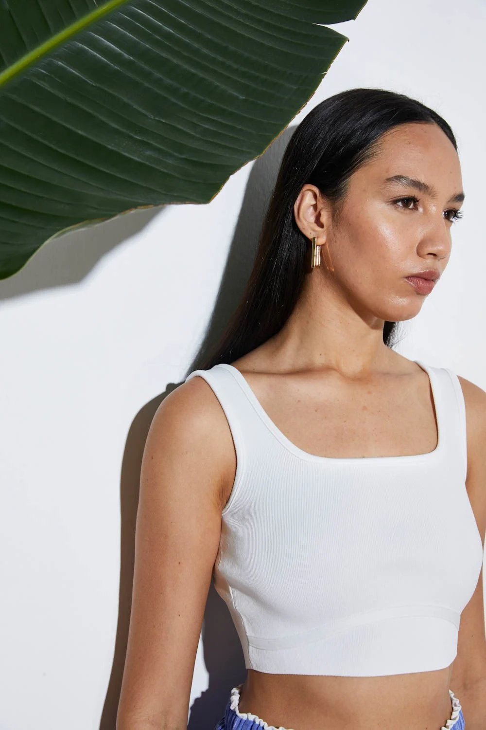 A Simple Way Co-Triko Crop Top Beyaz-Crop Top-2-Milagron.com