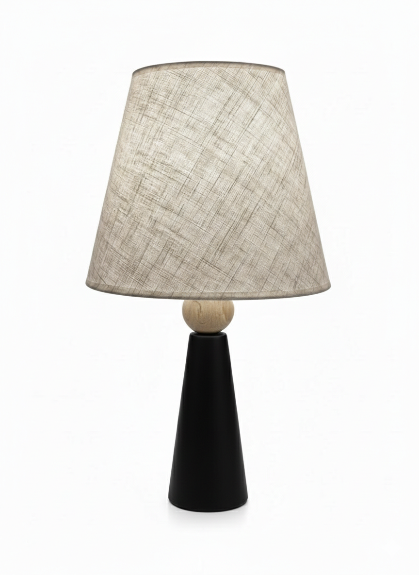 Lumiana-Minoa Masa Lambası-Siyah-Masa Lambası-4-Milagron.com