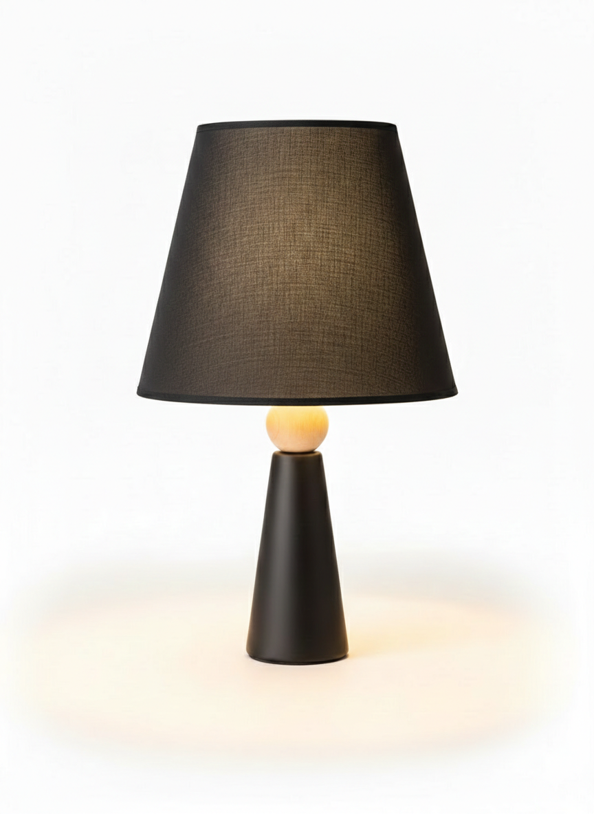 Lumiana-Minoa Masa Lambası-Siyah-Masa Lambası-1-Milagron.com