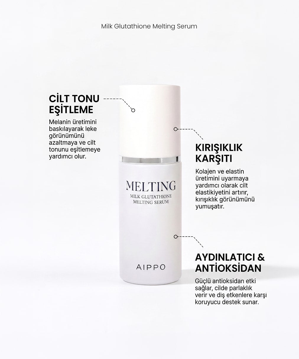 Aippo Milk Glutathione Melting Serum - Kırışıklık Ve Leke Karşıtı Serum 30 Ml