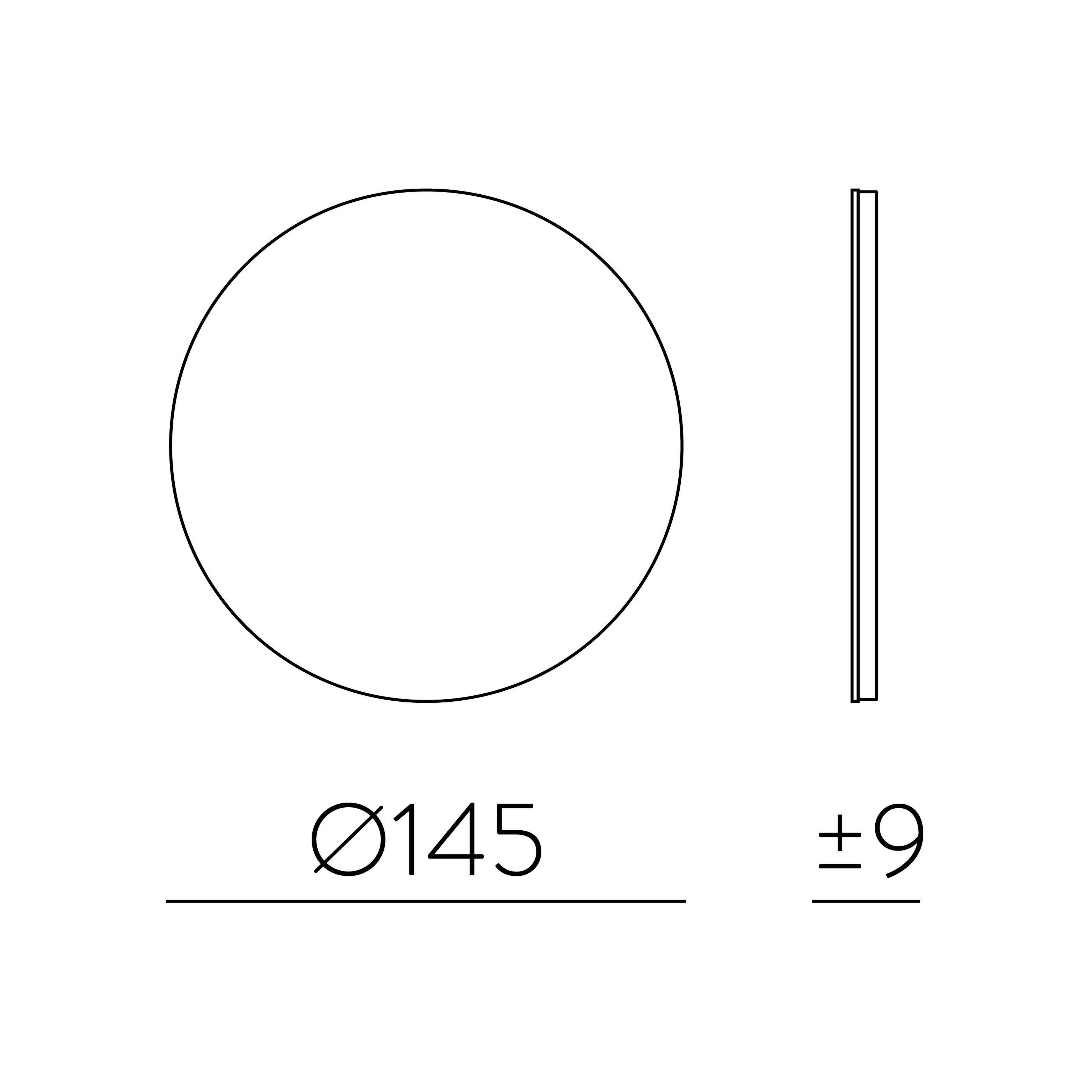 Chamaleon Apli̇k 1L Beyaz Mermer Ø15X10 Cm Led 1X10.5W 3000K